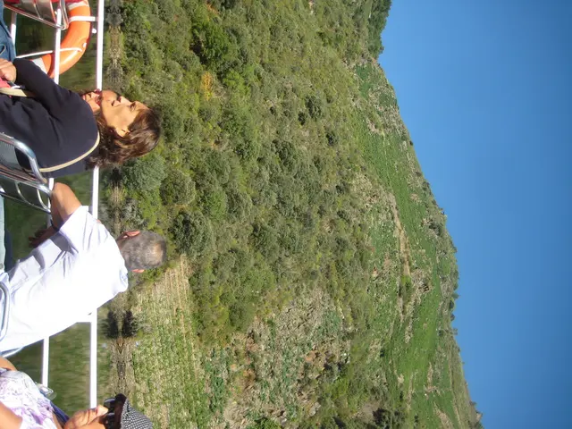 Tourists from Germany visiting Lake Garda in Italy