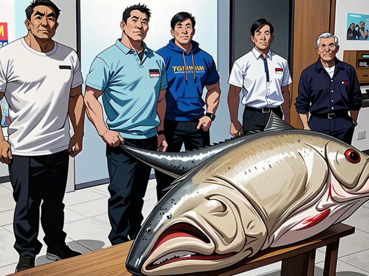 Titled In a stunning auction at Tokyo's famous Toyosu fish market, a colossal bluefin tuna fetching an eye-popping $1.3 million made headlines. This pricy catch marked the second-highest price ever recorded for bluefin tuna at the renowned market.
